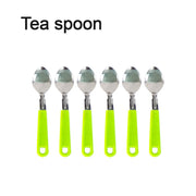 The full 24-piece stainless steel cutlery set arranged on a white background.