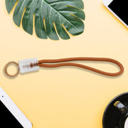 Multicolor Mobile Phone Lanyard wrist strap displayed securely attached to a smartphone.