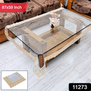 Waterproof clear PVC table protector for dining or center tables home & kitchen