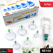 Ergonomic vacuum pump and various sized suction cups for a full body massage.