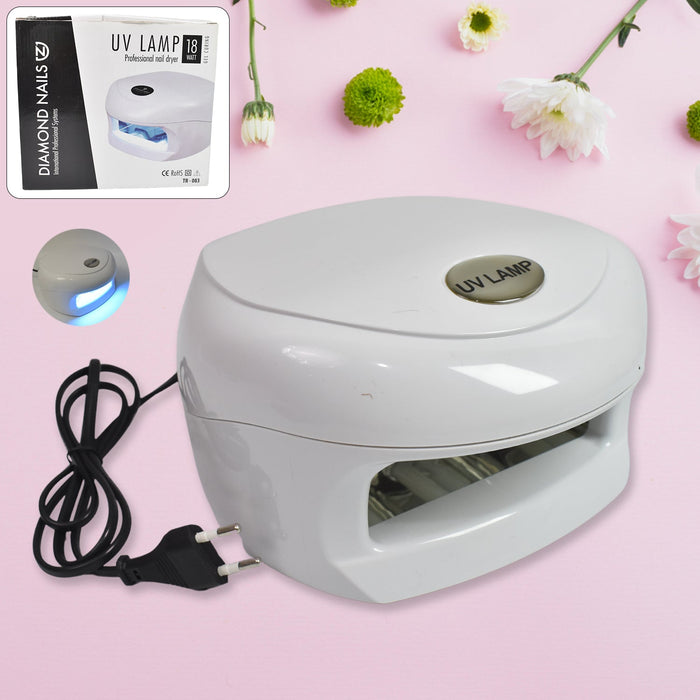 LED UV Nail Lamp 18W – Quick Gel Polish Curing & Nail Dryer | AuriGlam