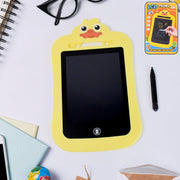 Kids LCD Writing Tablet branded with DoodleMate logo on frame
