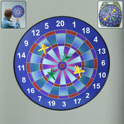 Colorful magnetic dartboard game set for safe indoor play