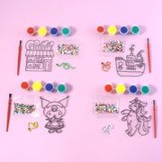 Fun creative play set with craft materials for kids art activities