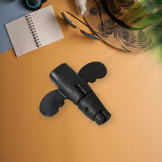 Angel silicone data cable protector showcasing its soft texture and unique design.