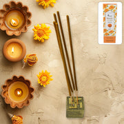 Elegant arrangement of premium Agarbatti sticks, highlighting their quality and inviting fragrance.