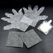 All components of the PowerPulse Car Scratch Remover Kit neatly arranged for display.