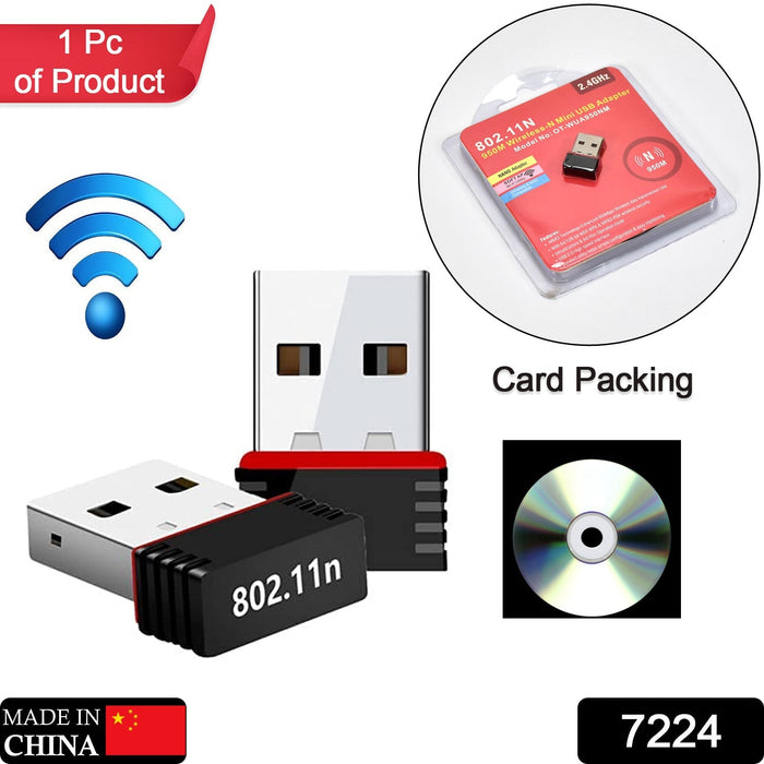 Wi-Fi Network Adapter – Mini USB Wireless Dongle | Compshop