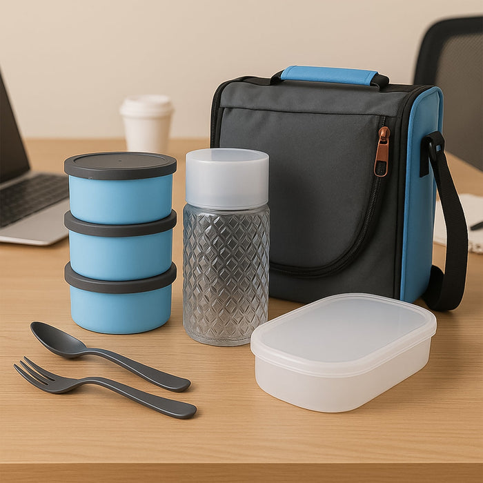 Lunch Box Set – Insulated & Leakproof with Bag | Lunchie Bunchie