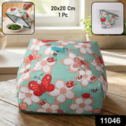 Reusable foldable food cover in breathable mesh for kitchen and dining use
