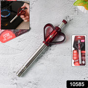 Front view of Supermom gas lighter with ergonomic heart-shaped handle