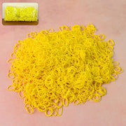 Pack of strong elastic rubber bands with multipurpose use