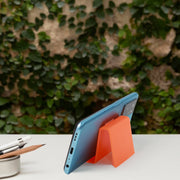 Anti-slip base of plastic phone stand preventing slippage
