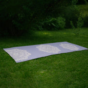 Yoga mat rolled and compact for easy storage