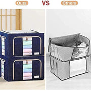 Space-saving foldable storage organizer collapsed flat for easy keeping.