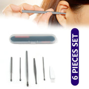 Variety of earwax removal tools showcasing different tip shapes for thorough cleaning.