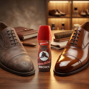 Shine shoe polish liquid with sponge applicator