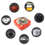 Electric heater stove with single burner for efficient heating cooking