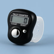 Adjustable soft strap on finger tally counter for comfortable fit