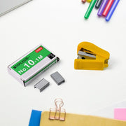 Mini stapler and tape dispenser kit ideal for school, office, and home sealing