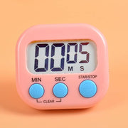 Digital timer with big buttons for easy operation during cooking sessions.
