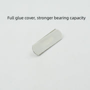 Versatile stainless steel hooks organizing items in a modern bathroom.