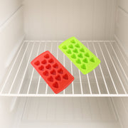 Durable BPA-free plastic ice cube tray set safe for children and daily use