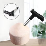Compact coconut opener tool suitable for daily household use