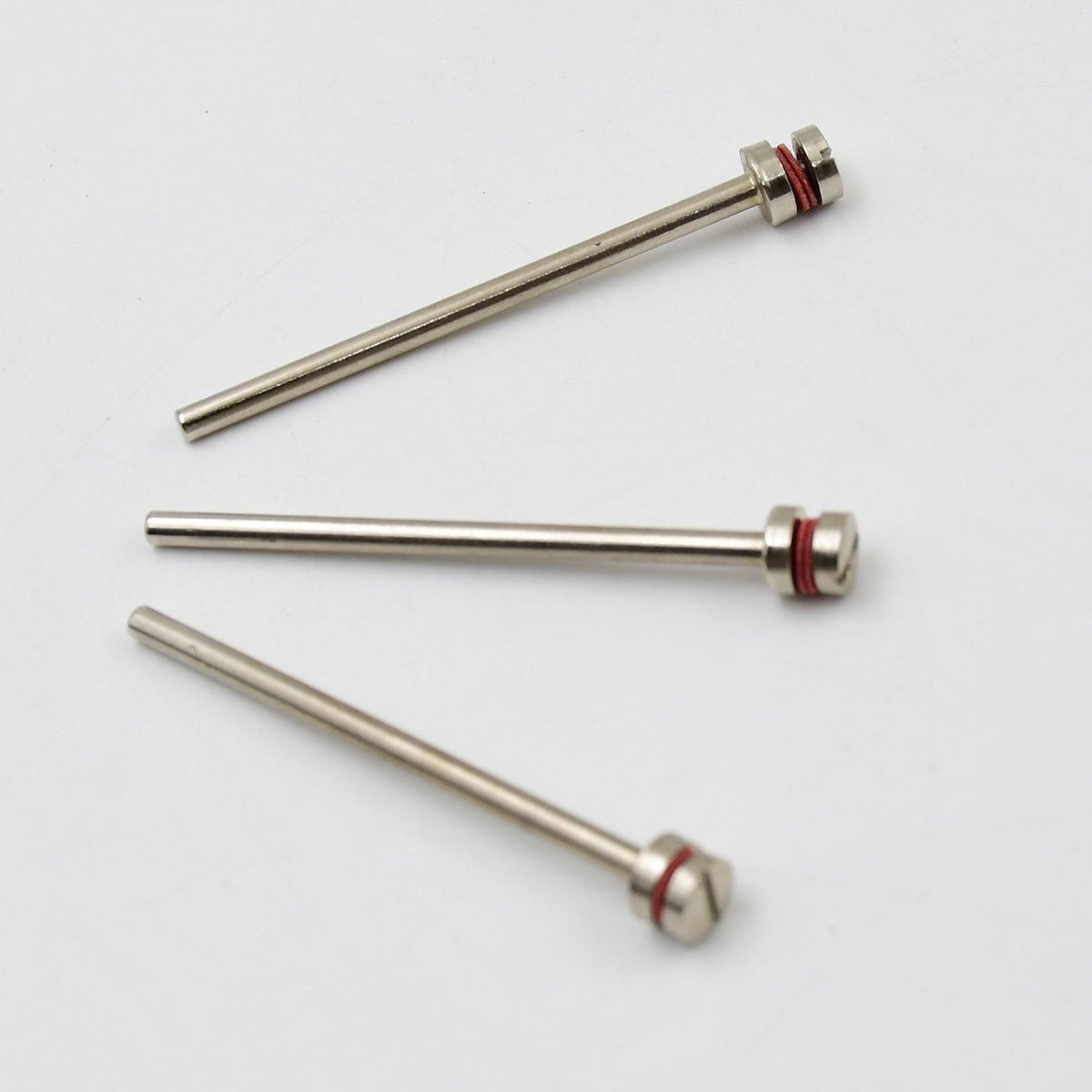 Rotary tool with an attached Cut-Off Wheel Mandrel and cutting disc, ready for use.