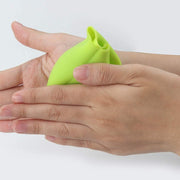 A single silicone garlic peeler ready for use in any kitchen.