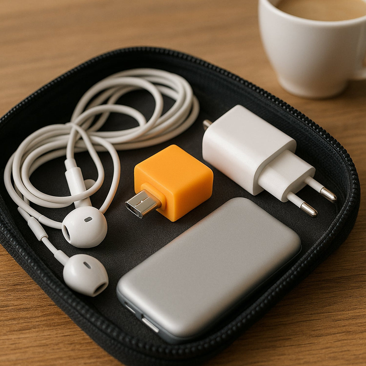 Detailed close-up of the Micro USB OTG Adapter, emphasizing its quality.