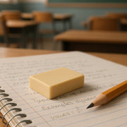 Detailed view of the 4B Soft Eraser's material and finish.
