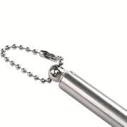 User holding the back scratcher, illustrating its comfortable size and grip.