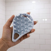 Anti dandruff silicone scalp cleaner brush for deep scalp care