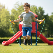 Fitness jump rope for children featuring ergonomic soft grips