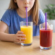 Durable plastic straws designed for multiple uses and cold beverages