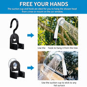 USB cable for recharging portable outdoor shower pump