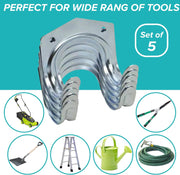 A single heavy duty tool hanger hook with included mounting screws for easy installation.