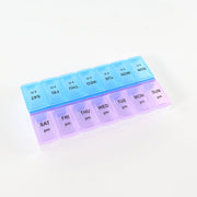 Pill organizer designed for easy opening and cleaning