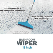 Ergonomic design of the Pro Clean telescopic bathroom wiper.