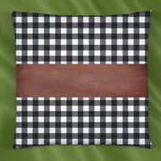 Two 19x12 inch pillow covers displayed neatly on a cozy bed.