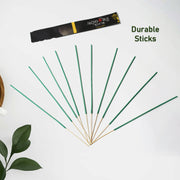 Side view of FlyTamer Herbal Mosquito Agarbatti box packaging, showing product details.