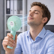 Close-up of the safe fan blades, designed for efficient and quiet airflow.