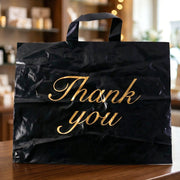 Reusable shopping bag with Thank You print ideal for retail use