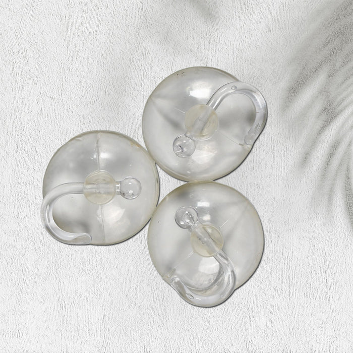 Transparent Suction Hooks – Strong Hold, Drill-Free Storage | GlimmerHome