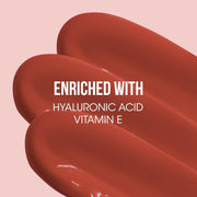 Elegant Coffee Cuddle liquid lipstick packaging highlighting hydration benefits