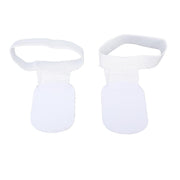 Side view of the Posture Corrector demonstrating improved spinal posture.