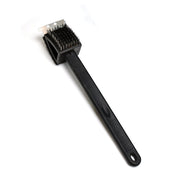 Side profile of the silicone toilet brush and holder, showing its sleek and minimalist aesthetic.