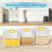 Close-up of SealSmart technology airtight food storage bag seal