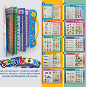 Learning book set for toddlers with phonics sound features
